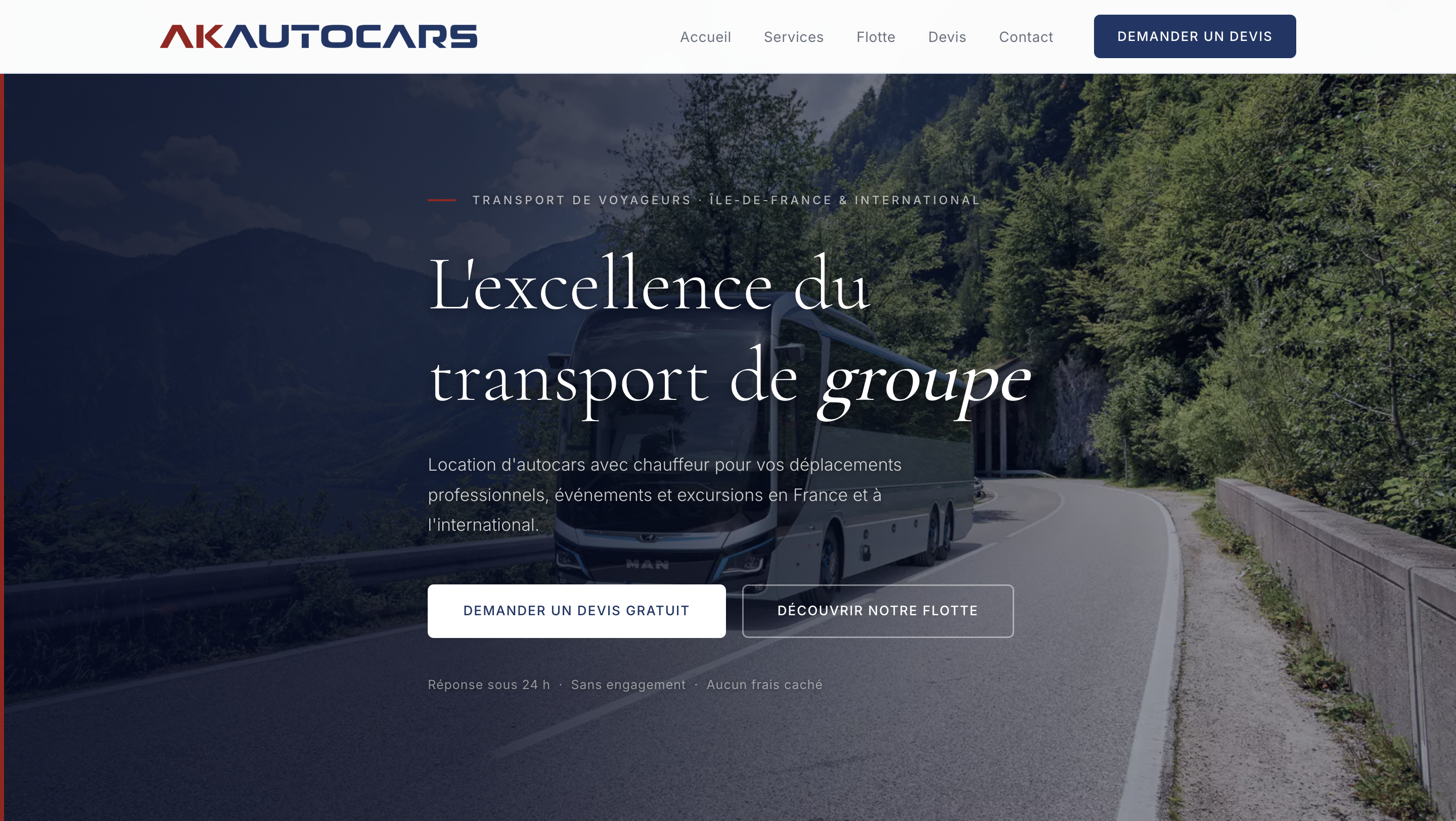 Site web akautocars.fr